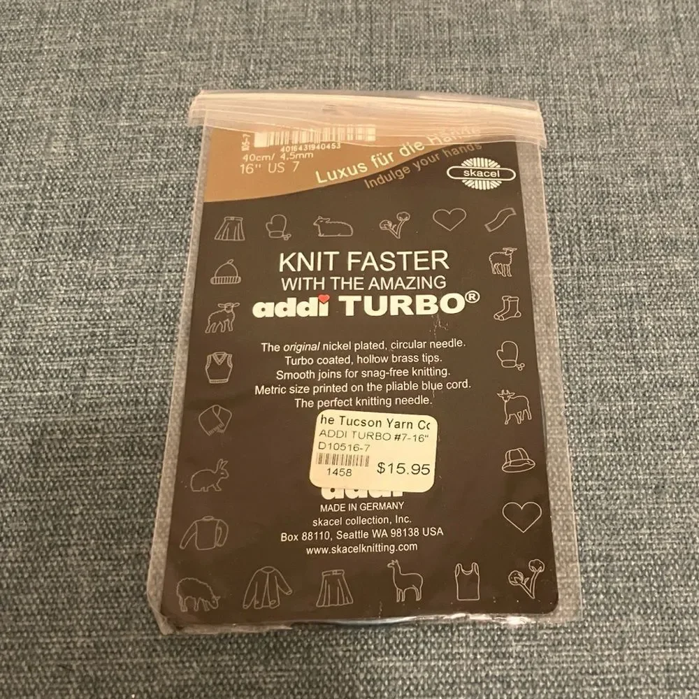 New Addi Turbo Circular Knitting Needle